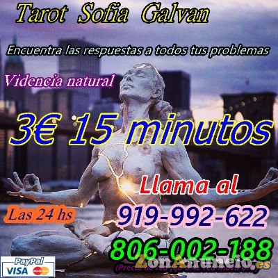 Gabinete de videntes Sofía Galván 15 minutos 3 euros